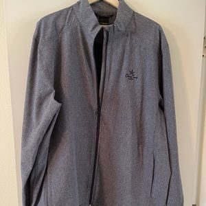 Greg Norman Navy stretch golf windbreaker - Kauai
